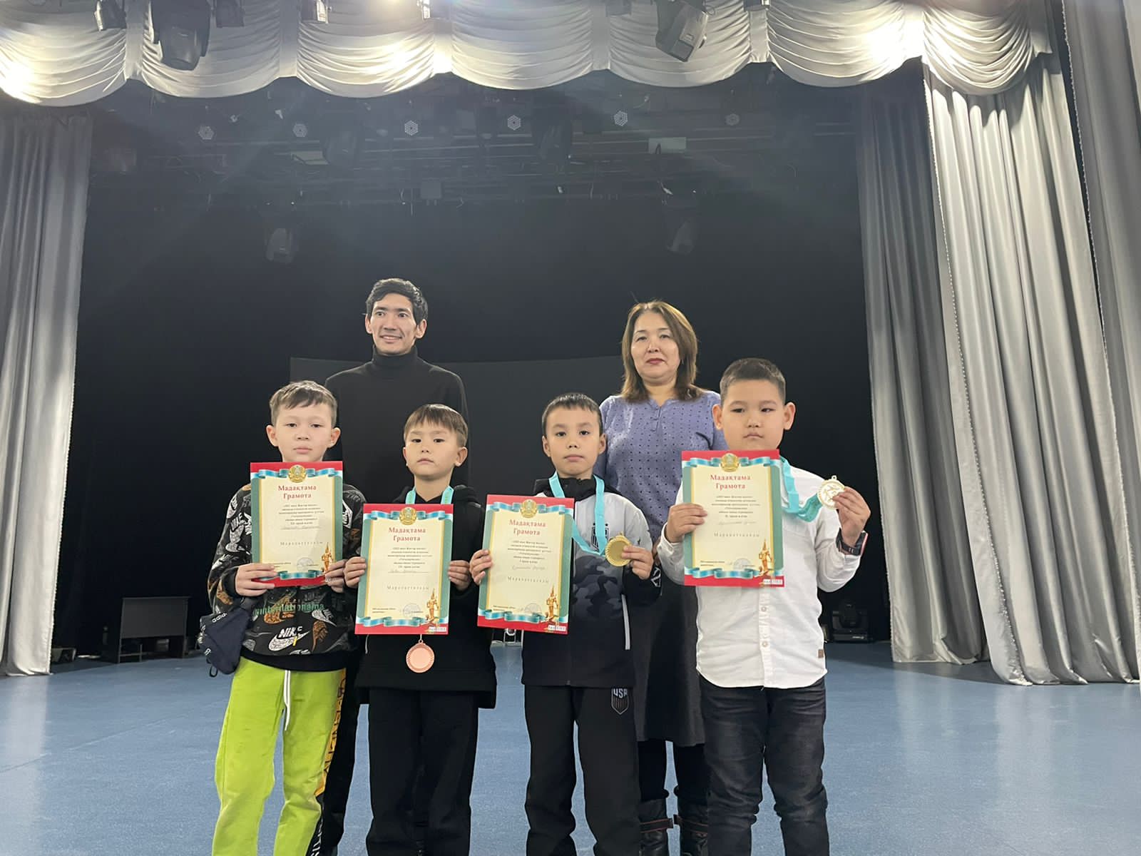 Аудандық жасөспірімдер арасындағы ұлттық "ТОҒЫЗҚҰМАЛАҚ" ойыны ашық турнирінде үздік шықты