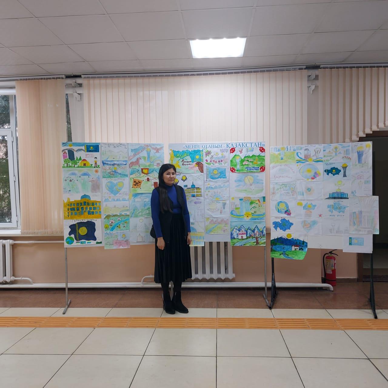 16 желтоқсан күніне орай "Менің Отаным- Қазақстан» сурет көрмесі өтті.