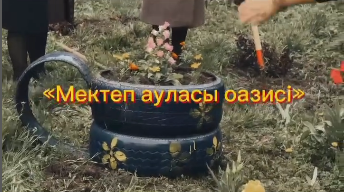 “Мектеп ауласы оазисі”
