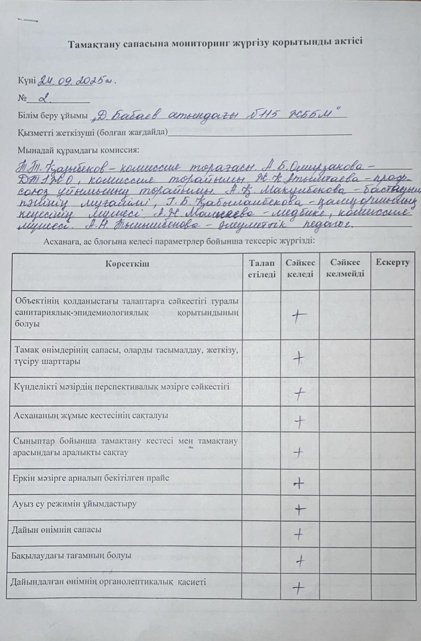 Қыркүйек айының АКТ жұмысы