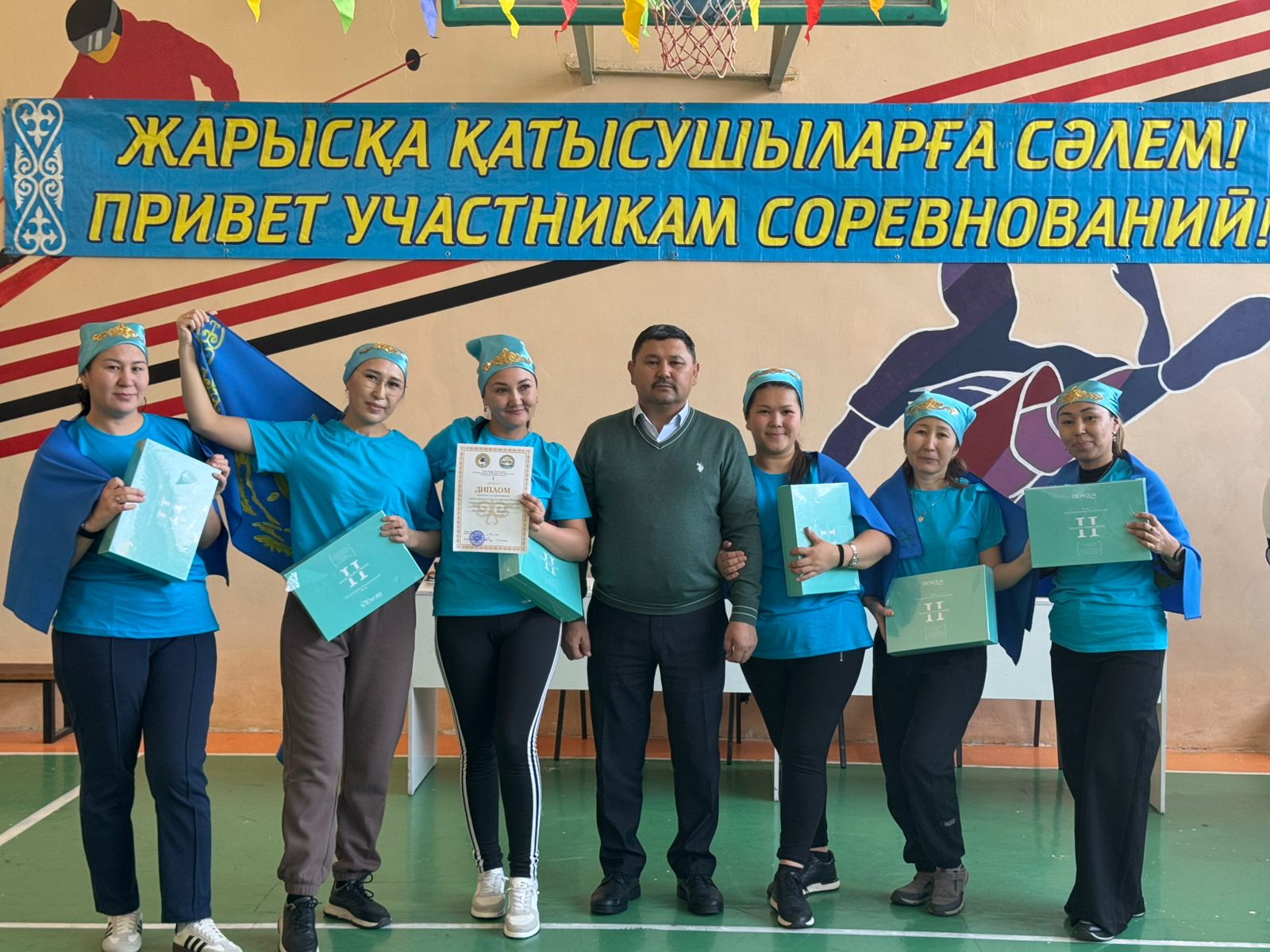 Мұғалімдер арасындағы спорттық эстафета – салауатты өмір салтына қадам